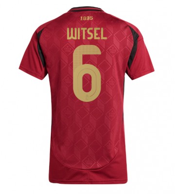 Belgien Axel Witsel #6 Replika Hjemmebanetrøje Dame EM 2024 Kortærmet